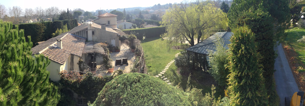 jardin d'après une étude paysagère réalisée par Depaysage